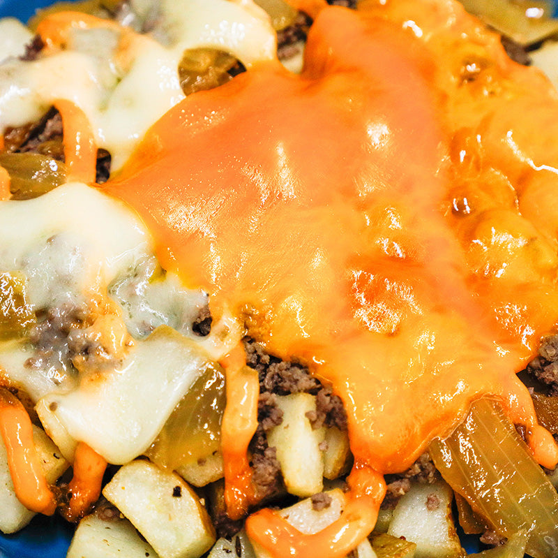 Patty Melt Burger Bowl