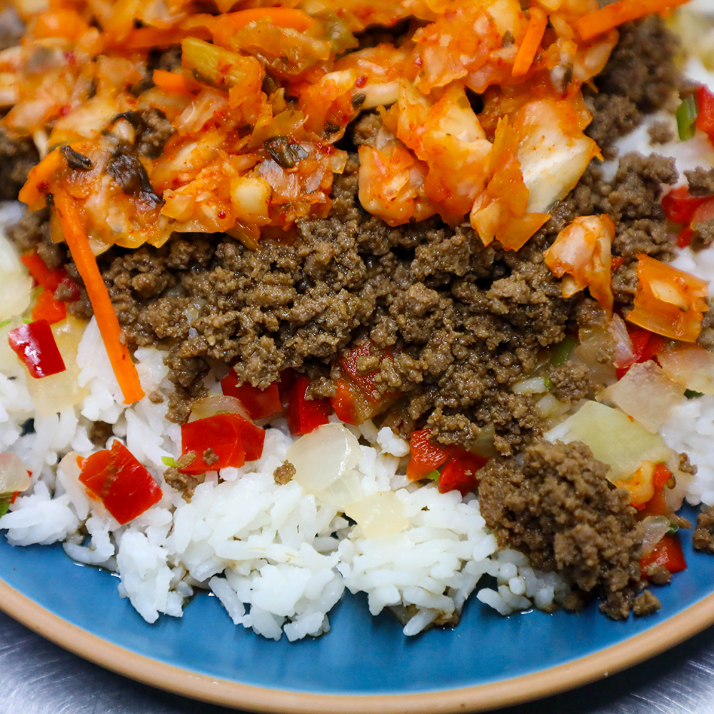 Bulgogi Beef Burger Bowl