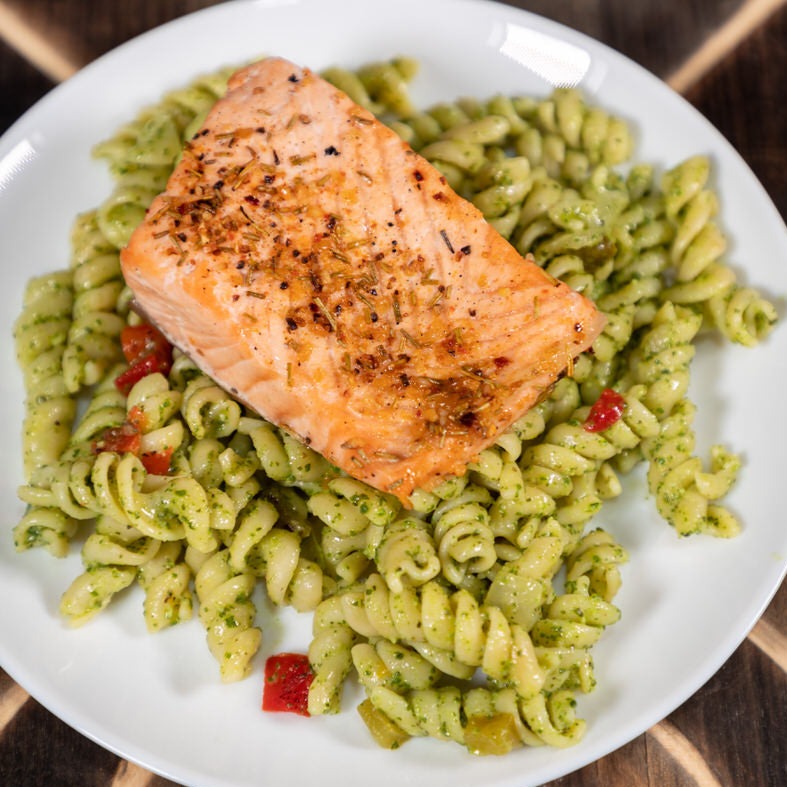 Salmon Pesto Pasta